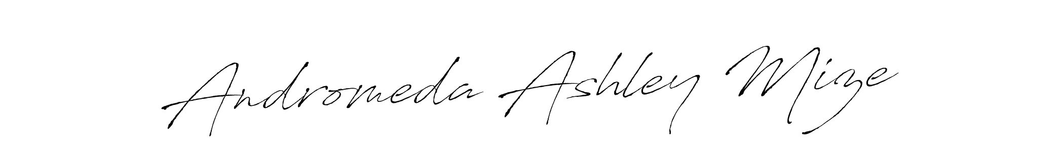 Make a beautiful signature design for name Andromeda Ashley Mize. Use this online signature maker to create a handwritten signature for free. Andromeda Ashley Mize signature style 6 images and pictures png