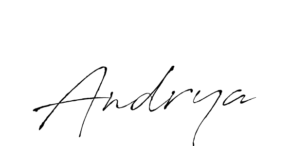 Also we have Andrya name is the best signature style. Create professional handwritten signature collection using Antro_Vectra autograph style. Andrya signature style 6 images and pictures png
