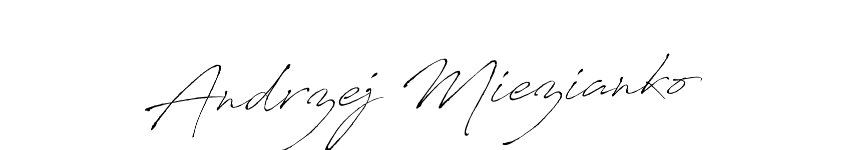 Design your own signature with our free online signature maker. With this signature software, you can create a handwritten (Antro_Vectra) signature for name Andrzej Miezianko. Andrzej Miezianko signature style 6 images and pictures png