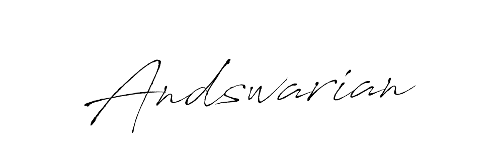 Also we have Andswarian name is the best signature style. Create professional handwritten signature collection using Antro_Vectra autograph style. Andswarian signature style 6 images and pictures png