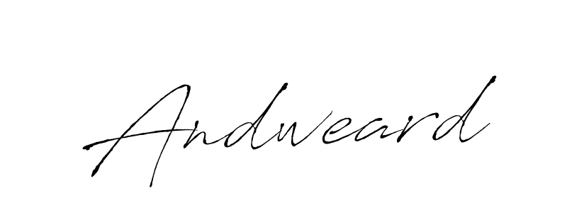 Make a beautiful signature design for name Andweard. Use this online signature maker to create a handwritten signature for free. Andweard signature style 6 images and pictures png