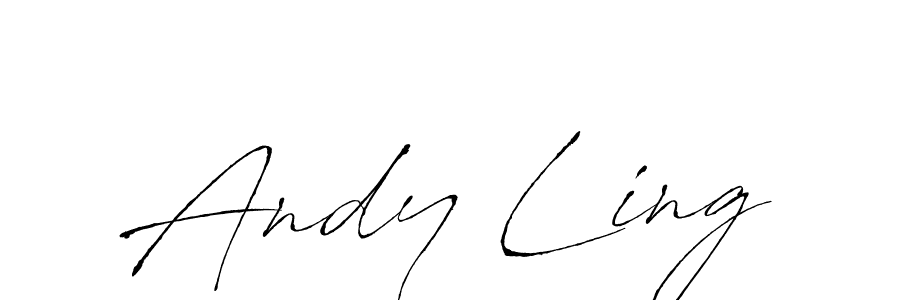 Make a beautiful signature design for name Andy Ling. With this signature (Antro_Vectra) style, you can create a handwritten signature for free. Andy Ling signature style 6 images and pictures png