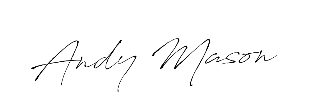 Make a beautiful signature design for name Andy Mason. With this signature (Antro_Vectra) style, you can create a handwritten signature for free. Andy Mason signature style 6 images and pictures png