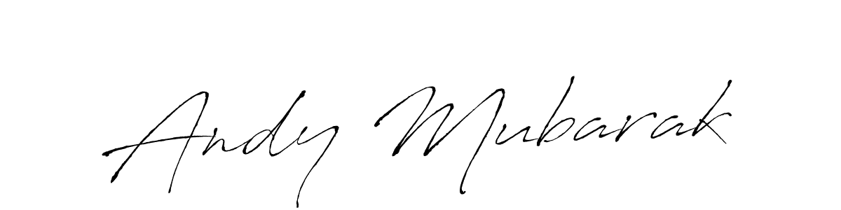 Also we have Andy Mubarak name is the best signature style. Create professional handwritten signature collection using Antro_Vectra autograph style. Andy Mubarak signature style 6 images and pictures png