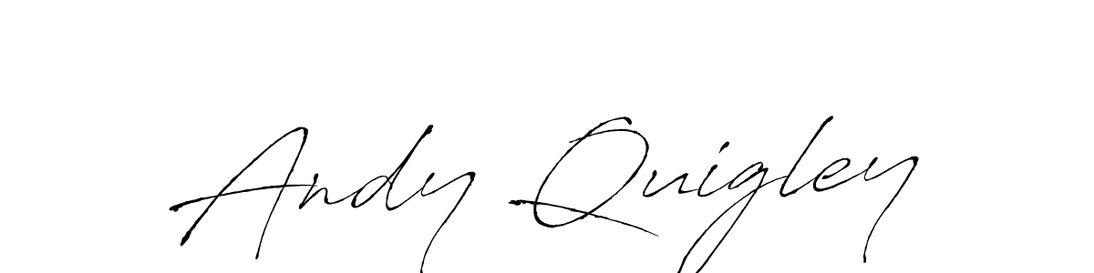 Andy Quigley stylish signature style. Best Handwritten Sign (Antro_Vectra) for my name. Handwritten Signature Collection Ideas for my name Andy Quigley. Andy Quigley signature style 6 images and pictures png