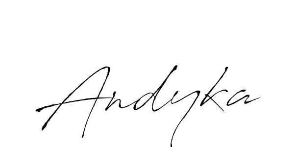 Antro_Vectra is a professional signature style that is perfect for those who want to add a touch of class to their signature. It is also a great choice for those who want to make their signature more unique. Get Andyka name to fancy signature for free. Andyka signature style 6 images and pictures png