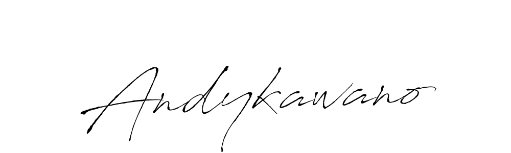 How to make Andykawano name signature. Use Antro_Vectra style for creating short signs online. This is the latest handwritten sign. Andykawano signature style 6 images and pictures png