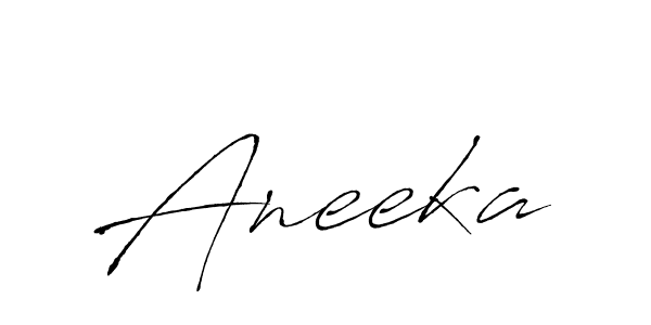 Create a beautiful signature design for name Aneeka. With this signature (Antro_Vectra) fonts, you can make a handwritten signature for free. Aneeka signature style 6 images and pictures png