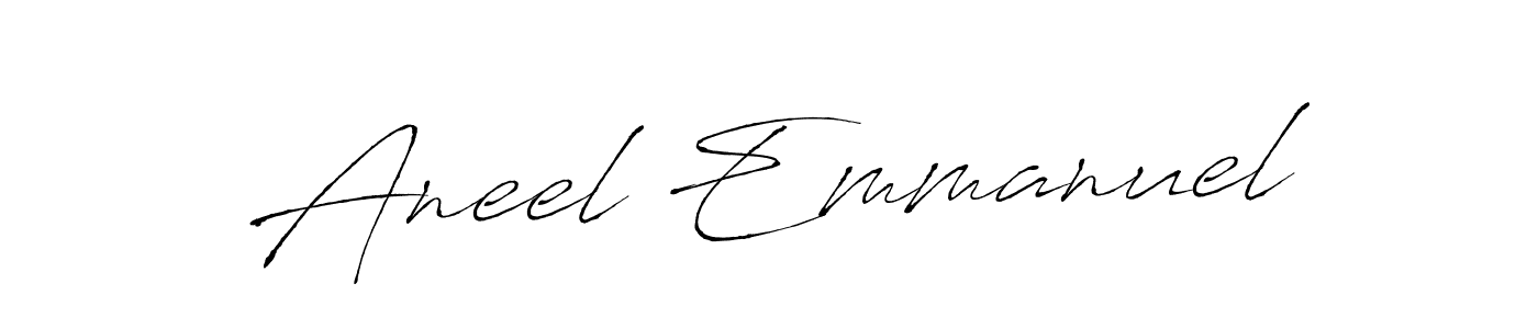 Use a signature maker to create a handwritten signature online. With this signature software, you can design (Antro_Vectra) your own signature for name Aneel Emmanuel. Aneel Emmanuel signature style 6 images and pictures png