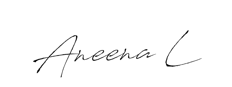 Best and Professional Signature Style for Aneena L. Antro_Vectra Best Signature Style Collection. Aneena L signature style 6 images and pictures png