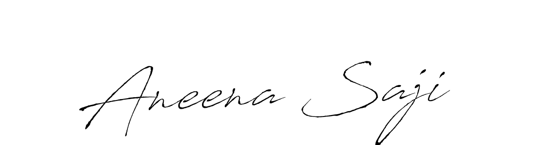 How to make Aneena Saji name signature. Use Antro_Vectra style for creating short signs online. This is the latest handwritten sign. Aneena Saji signature style 6 images and pictures png