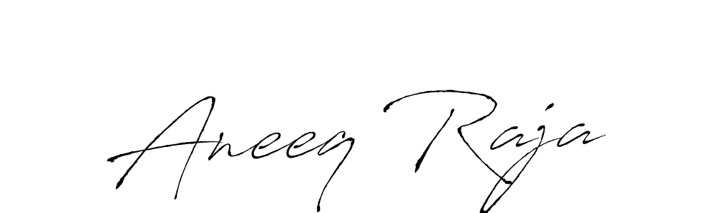 Similarly Antro_Vectra is the best handwritten signature design. Signature creator online .You can use it as an online autograph creator for name Aneeq Raja. Aneeq Raja signature style 6 images and pictures png