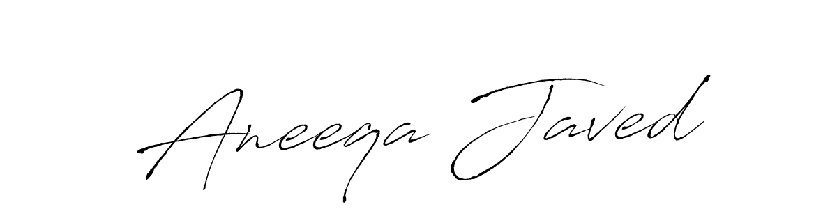 Use a signature maker to create a handwritten signature online. With this signature software, you can design (Antro_Vectra) your own signature for name Aneeqa Javed. Aneeqa Javed signature style 6 images and pictures png
