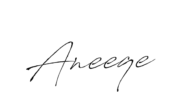 Design your own signature with our free online signature maker. With this signature software, you can create a handwritten (Antro_Vectra) signature for name Aneeqe. Aneeqe signature style 6 images and pictures png