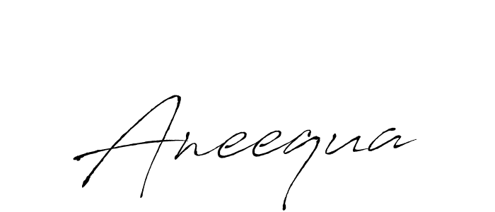 Similarly Antro_Vectra is the best handwritten signature design. Signature creator online .You can use it as an online autograph creator for name Aneequa. Aneequa signature style 6 images and pictures png