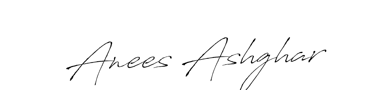 Design your own signature with our free online signature maker. With this signature software, you can create a handwritten (Antro_Vectra) signature for name Anees Ashghar. Anees Ashghar signature style 6 images and pictures png