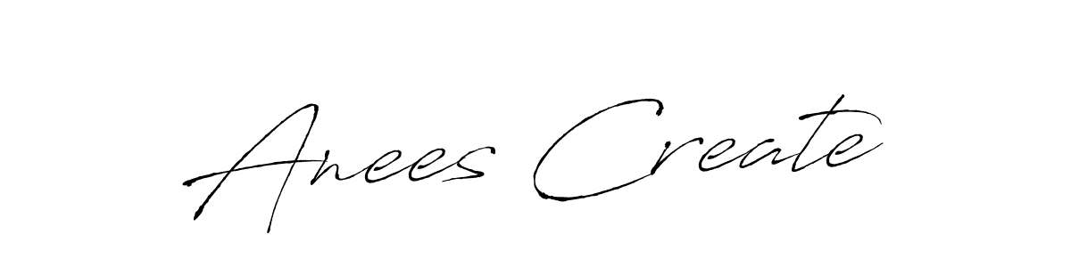 Use a signature maker to create a handwritten signature online. With this signature software, you can design (Antro_Vectra) your own signature for name Anees Create. Anees Create signature style 6 images and pictures png