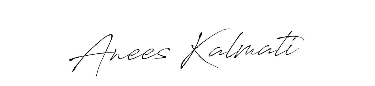 Use a signature maker to create a handwritten signature online. With this signature software, you can design (Antro_Vectra) your own signature for name Anees Kalmati. Anees Kalmati signature style 6 images and pictures png