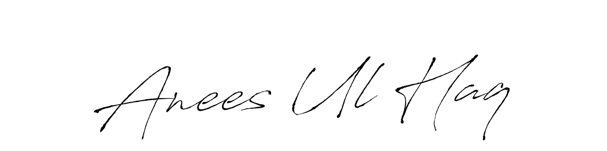 This is the best signature style for the Anees Ul Haq name. Also you like these signature font (Antro_Vectra). Mix name signature. Anees Ul Haq signature style 6 images and pictures png