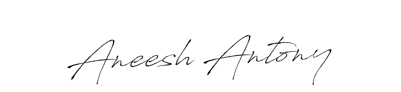 Also we have Aneesh Antony name is the best signature style. Create professional handwritten signature collection using Antro_Vectra autograph style. Aneesh Antony signature style 6 images and pictures png