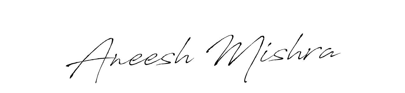 How to make Aneesh Mishra signature? Antro_Vectra is a professional autograph style. Create handwritten signature for Aneesh Mishra name. Aneesh Mishra signature style 6 images and pictures png