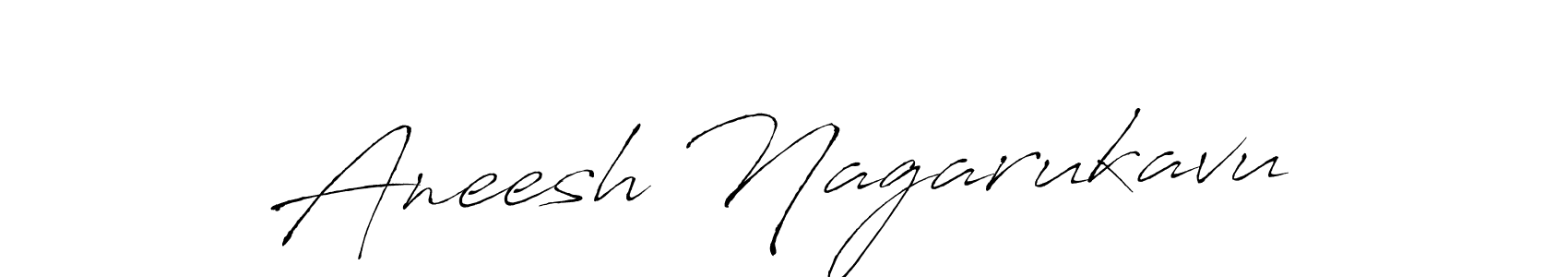 Aneesh Nagarukavu stylish signature style. Best Handwritten Sign (Antro_Vectra) for my name. Handwritten Signature Collection Ideas for my name Aneesh Nagarukavu. Aneesh Nagarukavu signature style 6 images and pictures png