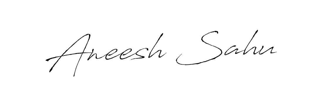 Create a beautiful signature design for name Aneesh Sahu. With this signature (Antro_Vectra) fonts, you can make a handwritten signature for free. Aneesh Sahu signature style 6 images and pictures png