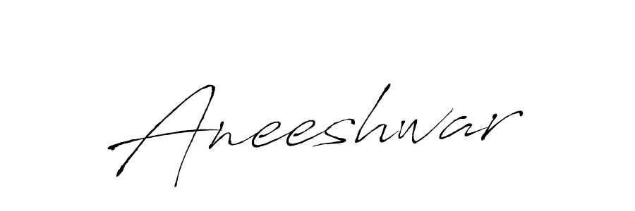 Make a beautiful signature design for name Aneeshwar. With this signature (Antro_Vectra) style, you can create a handwritten signature for free. Aneeshwar signature style 6 images and pictures png