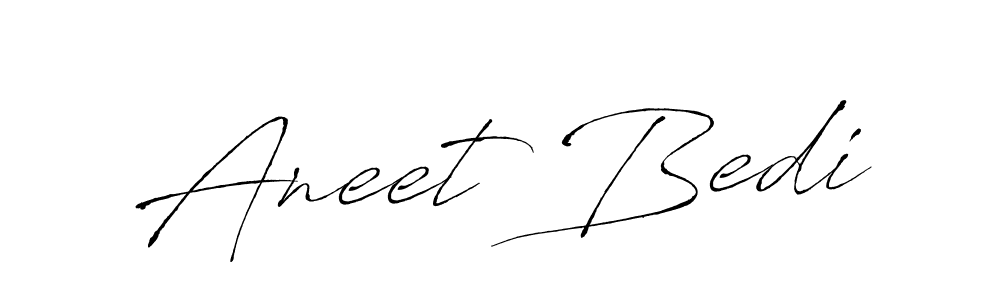 The best way (Antro_Vectra) to make a short signature is to pick only two or three words in your name. The name Aneet Bedi include a total of six letters. For converting this name. Aneet Bedi signature style 6 images and pictures png