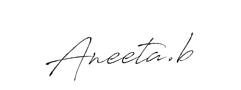 Once you've used our free online signature maker to create your best signature Antro_Vectra style, it's time to enjoy all of the benefits that Aneeta.b name signing documents. Aneeta.b signature style 6 images and pictures png