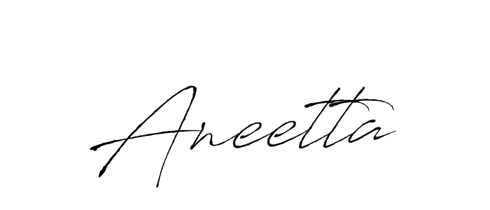 Create a beautiful signature design for name Aneetta. With this signature (Antro_Vectra) fonts, you can make a handwritten signature for free. Aneetta signature style 6 images and pictures png