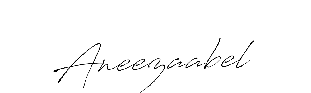 if you are searching for the best signature style for your name Aneezaabel. so please give up your signature search. here we have designed multiple signature styles  using Antro_Vectra. Aneezaabel signature style 6 images and pictures png