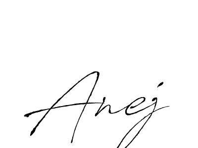 How to make Anej signature? Antro_Vectra is a professional autograph style. Create handwritten signature for Anej name. Anej signature style 6 images and pictures png