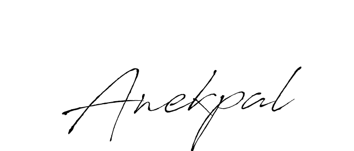 Make a beautiful signature design for name Anekpal. With this signature (Antro_Vectra) style, you can create a handwritten signature for free. Anekpal signature style 6 images and pictures png