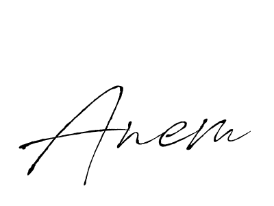 You should practise on your own different ways (Antro_Vectra) to write your name (Anem) in signature. don't let someone else do it for you. Anem signature style 6 images and pictures png