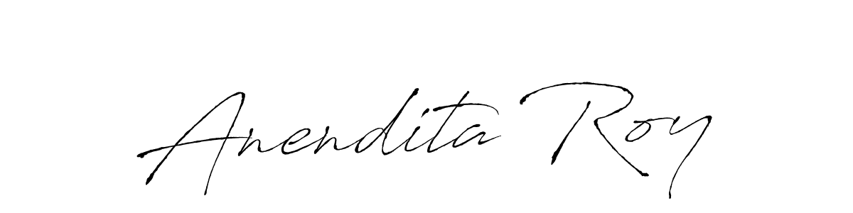 Anendita Roy stylish signature style. Best Handwritten Sign (Antro_Vectra) for my name. Handwritten Signature Collection Ideas for my name Anendita Roy. Anendita Roy signature style 6 images and pictures png