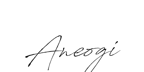 Use a signature maker to create a handwritten signature online. With this signature software, you can design (Antro_Vectra) your own signature for name Aneogi. Aneogi signature style 6 images and pictures png