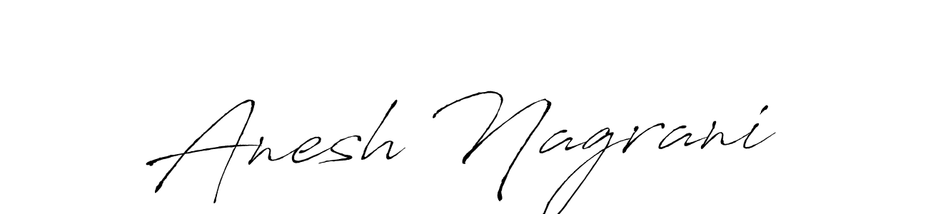 Make a beautiful signature design for name Anesh Nagrani. Use this online signature maker to create a handwritten signature for free. Anesh Nagrani signature style 6 images and pictures png