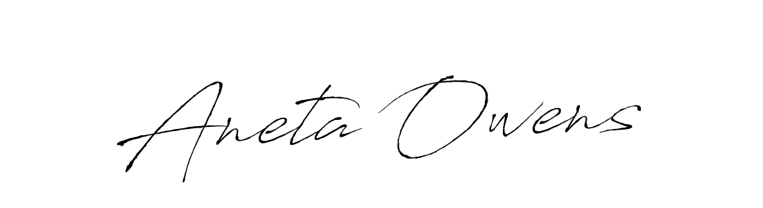 Also we have Aneta Owens name is the best signature style. Create professional handwritten signature collection using Antro_Vectra autograph style. Aneta Owens signature style 6 images and pictures png