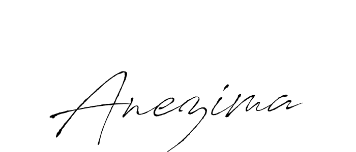 Design your own signature with our free online signature maker. With this signature software, you can create a handwritten (Antro_Vectra) signature for name Anezima. Anezima signature style 6 images and pictures png