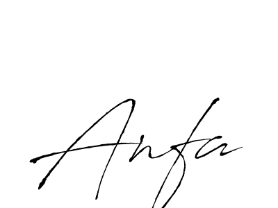 Similarly Antro_Vectra is the best handwritten signature design. Signature creator online .You can use it as an online autograph creator for name Anfa. Anfa signature style 6 images and pictures png