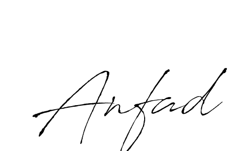 Also we have Anfad name is the best signature style. Create professional handwritten signature collection using Antro_Vectra autograph style. Anfad signature style 6 images and pictures png