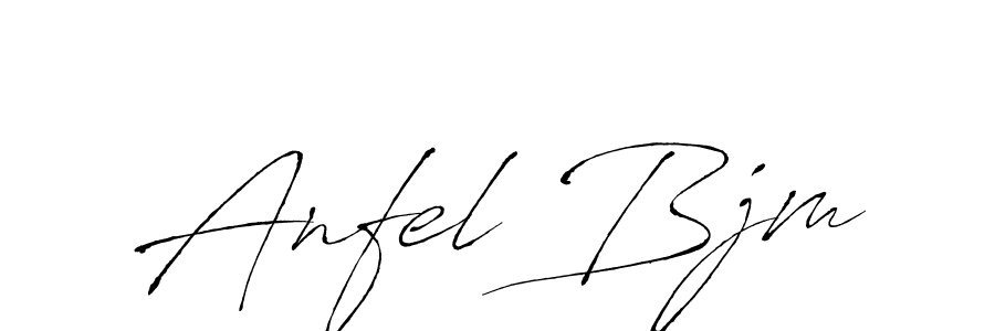 Design your own signature with our free online signature maker. With this signature software, you can create a handwritten (Antro_Vectra) signature for name Anfel Bjm. Anfel Bjm signature style 6 images and pictures png