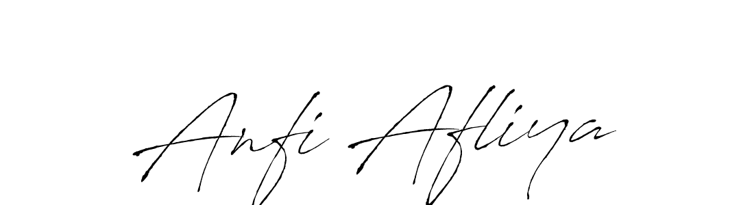 Also You can easily find your signature by using the search form. We will create Anfi Afliya name handwritten signature images for you free of cost using Antro_Vectra sign style. Anfi Afliya signature style 6 images and pictures png