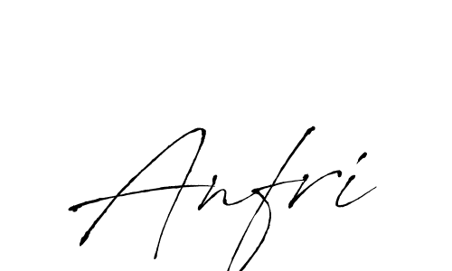 Create a beautiful signature design for name Anfri. With this signature (Antro_Vectra) fonts, you can make a handwritten signature for free. Anfri signature style 6 images and pictures png