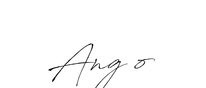 The best way (Antro_Vectra) to make a short signature is to pick only two or three words in your name. The name Ang�o include a total of six letters. For converting this name. Ang�o signature style 6 images and pictures png