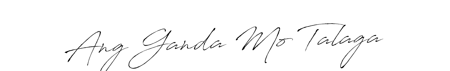 Similarly Antro_Vectra is the best handwritten signature design. Signature creator online .You can use it as an online autograph creator for name Ang Ganda Mo Talaga. Ang Ganda Mo Talaga signature style 6 images and pictures png