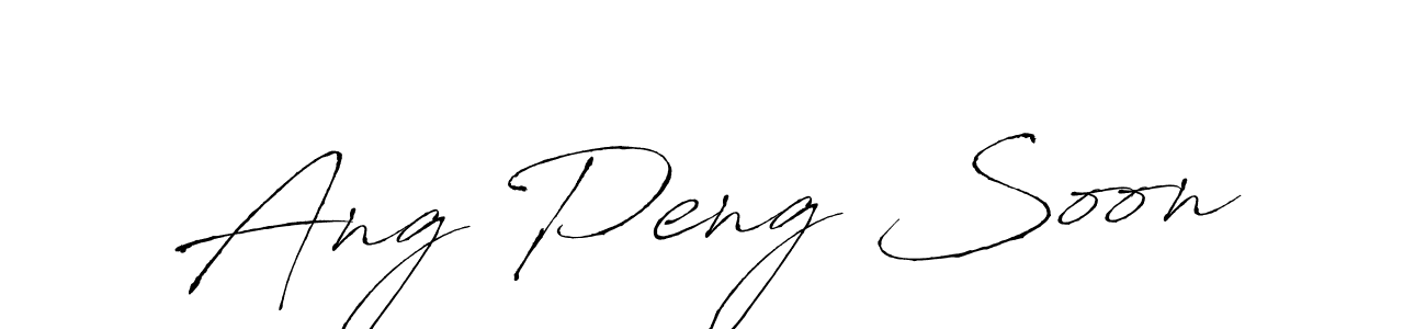 Make a beautiful signature design for name Ang Peng Soon. Use this online signature maker to create a handwritten signature for free. Ang Peng Soon signature style 6 images and pictures png