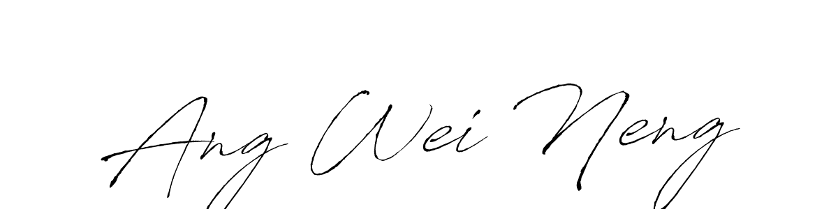 See photos of Ang Wei Neng official signature by Spectra . Check more albums & portfolios. Read reviews & check more about Antro_Vectra font. Ang Wei Neng signature style 6 images and pictures png