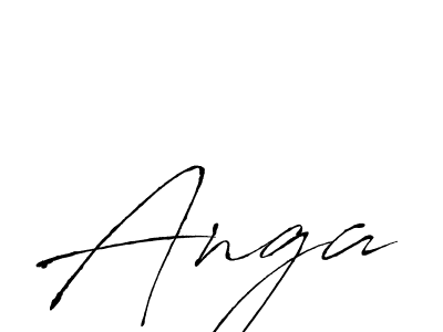 Make a beautiful signature design for name Anga. Use this online signature maker to create a handwritten signature for free. Anga signature style 6 images and pictures png